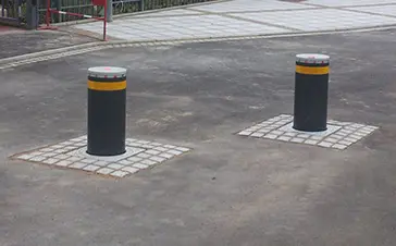 Bornes escamotables motorisées à Strasbourg